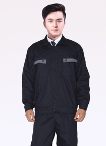 工装工作服灰色长袖工装春秋长袖工作服厂服