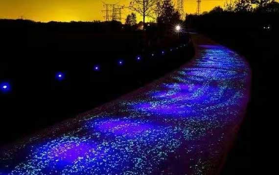 透水夜光地坪