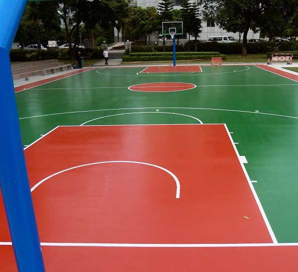 硅PU运动场地坪